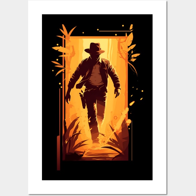 Igniting the Spirit of Adventure - Raider -  Indy Wall Art by Fenay-Designs